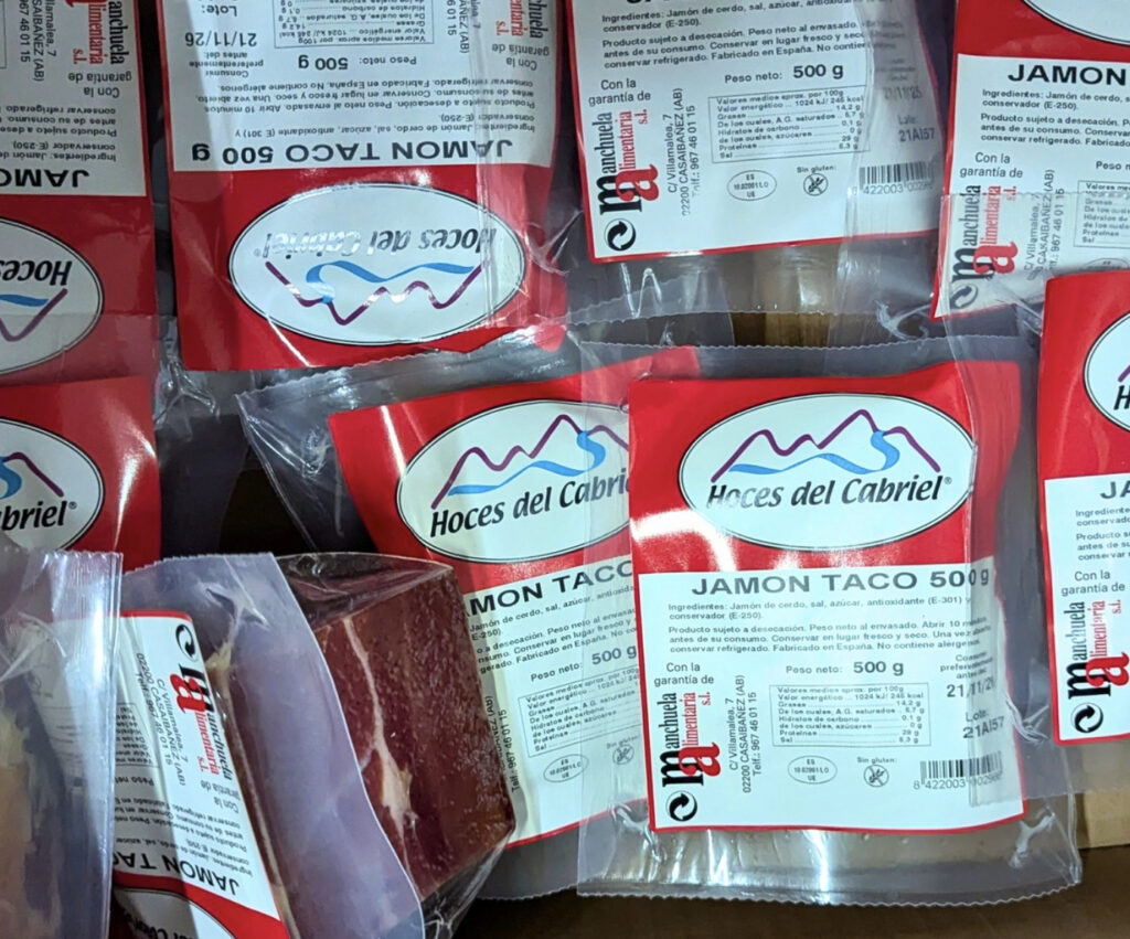 Inicio perfecto para tu despensa: Jamón Taco Hoces del Cabriel, sabor Manchuela.